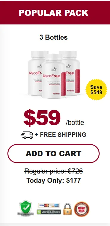 glycofree 3 bottles price